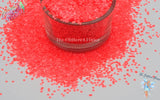 GRAPEFRUIT PUCKER 2mm neon STAR Shape Loose glitter 4 nail art, face, body, hair, tumblers, craft supply, resin supply, freshie glitter