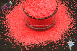 GRAPEFRUIT PUCKER 2mm neon STAR Shape Loose glitter 4 nail art, face, body, hair, tumblers, craft supply, resin supply, freshie glitter
