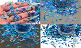DOLPHIN 10mm shape blue holo Cute Glitter Loose Glitter 4 Nail art Hair Face Fun Body Tumblers Craft supply Resin supply Freshie Glitter