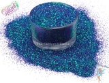 BLUE STAR .4mm shifting glitter - Super interesting Fun Loose for Nail art Hair Face Body Tumblers Craft supply Resin supply Freshie Glitter