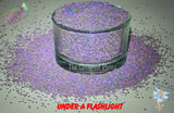 REFLECT ON IT - 1mm reflective glitter Cute Fun Loose Glitter for Nail art Hair Face Body Tumbler Craft supply Resin supply Freshie Glitter