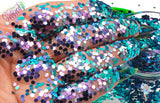 FIAMETTA - 2mm Blue to Purple (Shifting) Glitter Cute Fun Loose Glitter for Nail art Hair Face Body Tumbler Craft, Resin, Freshie supplies