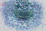 DO u BELIEVE in MAGIC holo Fx chunky glitter mix Fun Loose for Nail art Hair Face Body Tumblers Craft supply Resin supply Freshie Glitter