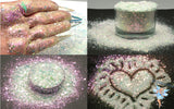 MYSTIC TOPAZ iridescent Glitter Mix Super Cute - Fun Loose Glitter for Nail art Hair Face Body Tumbler Craft & Resin supply Freshie Glitter