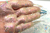 MYSTIC TOPAZ iridescent Glitter Mix Super Cute - Fun Loose Glitter for Nail art Hair Face Body Tumbler Craft & Resin supply Freshie Glitter