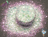 MYSTIC TOPAZ iridescent Glitter Mix Super Cute - Fun Loose Glitter for Nail art Hair Face Body Tumbler Craft & Resin supply Freshie Glitter
