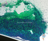 BLUE STAR .4mm shifting glitter - Super interesting Fun Loose for Nail art Hair Face Body Tumblers Craft supply Resin supply Freshie Glitter