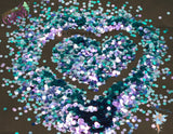 FIAMETTA - 2mm Blue to Purple (Shifting) Glitter Cute Fun Loose Glitter for Nail art Hair Face Body Tumbler Craft, Resin, Freshie supplies