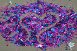 COSMIC BERRY Dottie holographic glitter mix Loose Glitter for Nail art Hair Face Fun Body Tumblers Craft supply Resin supply Freshie Glitter