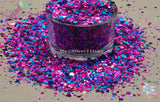 COSMIC BERRY Dottie holographic glitter mix Loose Glitter for Nail art Hair Face Fun Body Tumblers Craft supply Resin supply Freshie Glitter