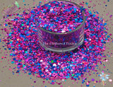 COSMIC BERRY Dottie holographic glitter mix Loose Glitter for Nail art Hair Face Fun Body Tumblers Craft supply Resin supply Freshie Glitter