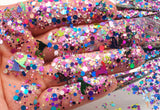 BERRY BEWITCHING BREW fun glitter mix Loose Glitter for Nail art, Hair, Face, Fun, Body, Tumblers, Craft & Resin supply, Freshie Glitter