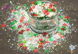 A GRISWOLD FAMILY Christmas cute fun glow Glitter mix Loose Glitter for Nail art, Face, Fun, Tumblers, Craft & Resin supply, Freshie Glitter