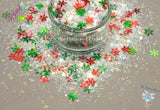 A GRISWOLD FAMILY Christmas cute fun glow Glitter mix Loose Glitter for Nail art, Face, Fun, Tumblers, Craft & Resin supply, Freshie Glitter