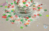 A GRISWOLD FAMILY Christmas cute fun glow Glitter mix Loose Glitter for Nail art, Face, Fun, Tumblers, Craft & Resin supply, Freshie Glitter