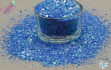 GRIM Mermaid / Dragon scale glitter mix - Fun Loose Glitter for Nail art Hair Face Craft supply Resin supply Freshie Glitter