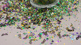 MARDI GRAS MASQUERADE glitter mix Super Fun party Loose Glitter for Nail art Hair Face Tumblers Craft supply Resin supply Freshie Glitter