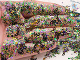 MARDI GRAS MASQUERADE glitter mix Super Fun party Loose Glitter for Nail art Hair Face Tumblers Craft supply Resin supply Freshie Glitter