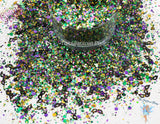 MARDI GRAS MASQUERADE glitter mix Super Fun party Loose Glitter for Nail art Hair Face Tumblers Craft supply Resin supply Freshie Glitter