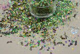 MARDI GRAS MASQUERADE glitter mix Super Fun party Loose Glitter for Nail art Hair Face Tumblers Craft supply Resin supply Freshie Glitter