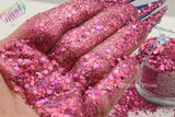 DELILAH Mermaid / Dragon scale glitter mix - Fun Loose Glitter for Nail art Hair Face Craft supply Resin supply Freshie Glitter