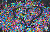 KILLER KLOWNS dotties glitter mix Fun 80's inspired Loose Glitter for Nail art Hair Face Tumbler Craft supply Resin supply Freshie Glitter