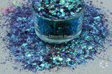 POW POW PAOLA holo Fx chunky glitter mix Fun Loose for Nail art Hair Face Body Tumblers Craft supply Resin supply Freshie Glitter