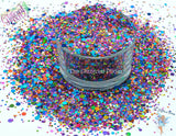 KILLER KLOWNS dotties glitter mix Fun 80's inspired Loose Glitter for Nail art Hair Face Tumbler Craft supply Resin supply Freshie Glitter