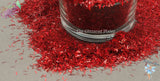 INFERNO 3mm WAVe shape holo Glitter Fun Loose Glitter for Nail art Hair Face Body Tumblers Craft supply Resin supply Freshie Glitter