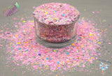 BIRTHDAY CAKE Glow in the dark glitter mix Fun Loose Glitter for Nail art Hair Face Body Tumblers Craft supply Resin supply Freshie Glitter
