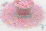 BIRTHDAY CAKE Glow in the dark glitter mix Fun Loose Glitter for Nail art Hair Face Body Tumblers Craft supply Resin supply Freshie Glitter