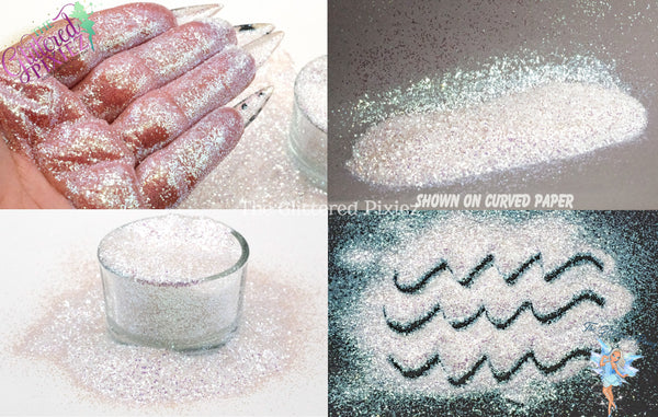 ICY RIVER .4mm Iridescent glitter Sparkly Fun Loose Glitter for Nail art Hair Face Body Tumbler Craft supply Resin supply Freshie Glitter