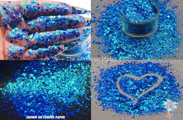 MOROCCAN MIRAGE Shifting chunky glitter mix super Fun Loose for Nail art Hair Face Body Tumblers Craft supply Resin supply Freshie Glitter