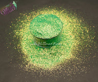 PERIDOT GLITZ  Fine .4mm glitter - Summer fantasy Collection -