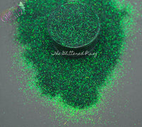 GREEN QUARTZ COLORED Pixie Dust (extra fine glitter).