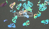 Mermaid Shape Glitter 13mm - Ocean Tide ( holographic )