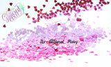 Romance 3mm heart glitter (Color Shifting)