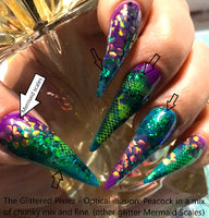 PEACOCK - Fine Glitter - OPTICAL ILLUSSION COLLECTION (Color Shifting)