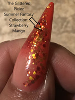 Strawberry Mango - Size chunky mix Glitter - SUMMER FANTASY COLLECTION