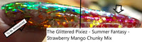 Strawberry Mango - Size chunky mix Glitter - SUMMER FANTASY COLLECTION