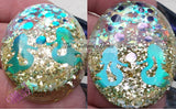 FIAMETTA ( color shifting glitter)  Round Glitter mix  - Mermaid Dotties