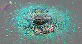 JOKERS WILD chunky glitter  -Optical Illusion: (Color Shifting glitter)