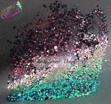 JOKERS WILD chunky glitter  -Optical Illusion: (Color Shifting glitter)