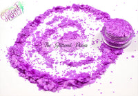 SPUNKS- Neon Purple! CHUNKY mix Glitter