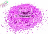 SPUNKS- Neon Purple! CHUNKY mix Glitter