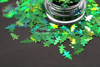 LITTLE SPRUCE - Green holographic Tree shaped glitter