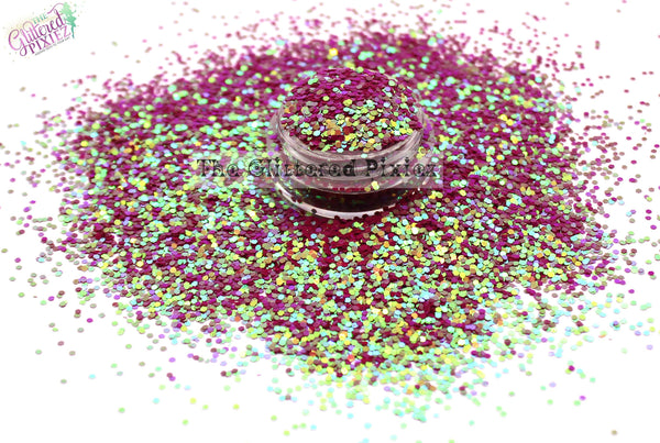 PLUM TUCKERED OUT 1MM glitter - Aurora Australis collection-
