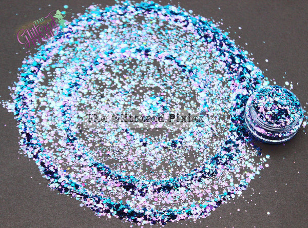 FIAMETTA chunky mix Glitter - Optical Illusion(Color Shifting glitter) Collection