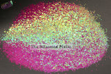PLUM TUCKERED OUT 1MM glitter - Aurora Australis collection-