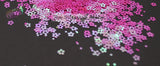 PRETTY LIL PETUNIA 4mm hollow flower glitter - Back To Nature Collection